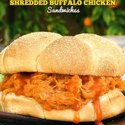 Easy Shredded Chicken Sandwiches
