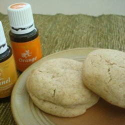 Orange Powdered Sugar Cookies
