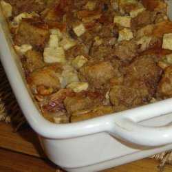 Linda's Apple and Nut Bagel Pudding