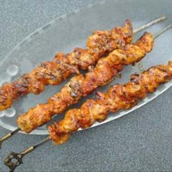 Chicken Skewers With Peanut Sauce