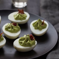 Spinach  Deviled  Eggs
