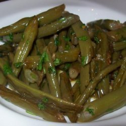 Fasoliyyeh Bi Zayt  (Syrian Green Beans With Olive Oil)