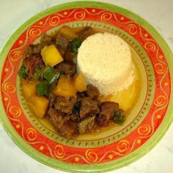 Spiced Beef Tajine With Pumpkin and Green Peppers