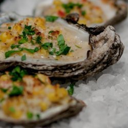 Baked Corn and Oysters