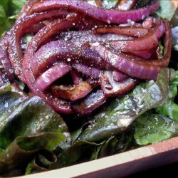 Red Lettuce With Balsamic Onions