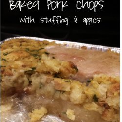 Pork Chops With Apples and Stuffing