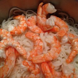 Spicy Peanut Noodles with Shrimp