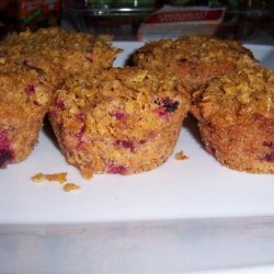 Double Cranberry Crunch Muffins