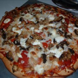 Pizza (Cpk Inspired) Goat Cheese, Roasted Red Pepper