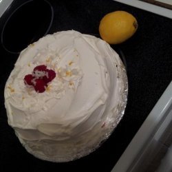 Skinny Raspberry Lemonade Cake