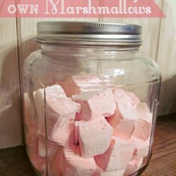 Homemade Strawberry Marshmallows