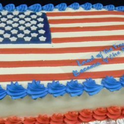 Flag Cake
