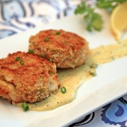 Crab Cakes With Mustard Sauce