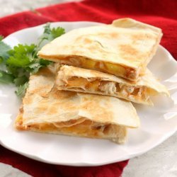 Grilled Pineapple and Chicken Quesadillas