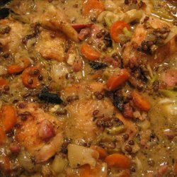 Spare Veges Chicken Casserole With Puy Lentils