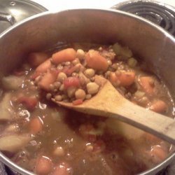 Curried Lentil and Chickpea Stew