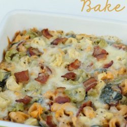 Tortellini and Spinach Bake