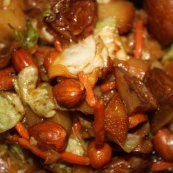 Warm Honey and Potato Cabbage Salad