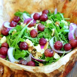 Grape Cheddar, and Walnut Salad