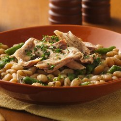 Slow Cooker Tuscan Turkey and Beans