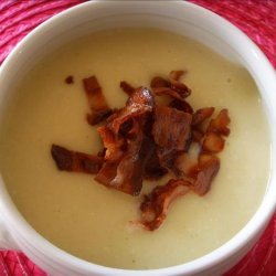 Cauliflower and Bacon Soup With Mustard Cheese Toasties