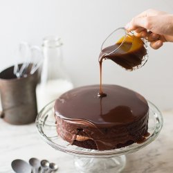 Chocolate Caramel Coffee Cake