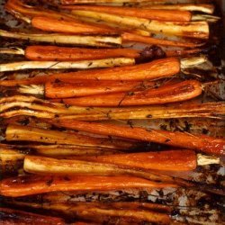 Maple Glazed Parsnips and Carrots