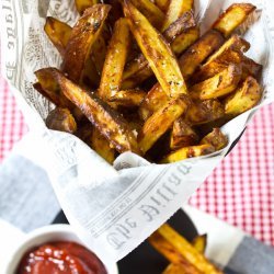 Spicy Baked French Fries