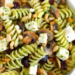 Pasta With Greens, Olives, and Feta