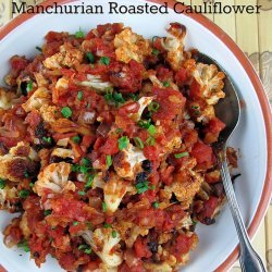 Roasted Manchurian Cauliflower