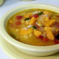 Sweet and Spicy Peanut Soup