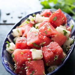 Watermelon Jicama Salad