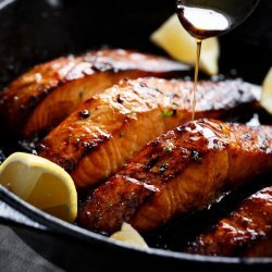 Honey Buttered Grilled Salmon