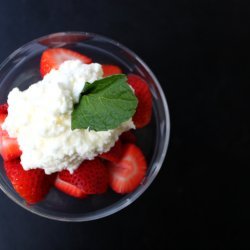 Minted Strawberries and Cream