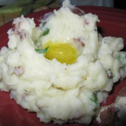 Mashed Red Skinned Potatoes With Scallions