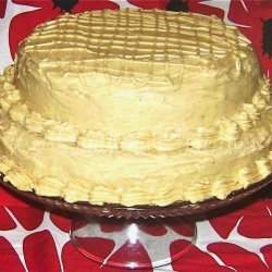 Peanut Butter Cake With Peanut Butter Cream Frosting