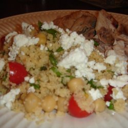 Chickpea couscous salad recipe