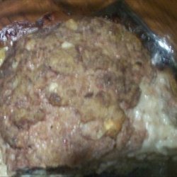 Butt Ugly but Delicious Hash Brown Potato Stuffed Meatloaf