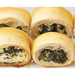Make Ahead Spinach Phyllo Roll-Ups