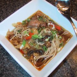Pacific Rim Pork and Noodle Soup