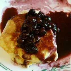 Ricotta Soufflé Pancakes With Raspberries