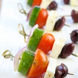 Greek Salad Skewers