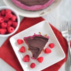 Raspberry-Chocolate Cheesecake