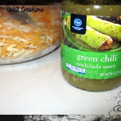 Green Sauced Chicken Enchiladas