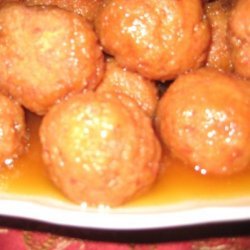 Sweet and Sour Ham Meatballs