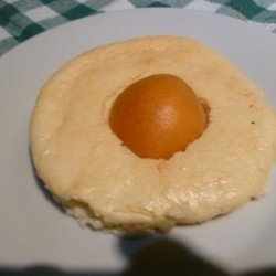 Cheesecake Eggs - Lemon Cheesecake and Apricot