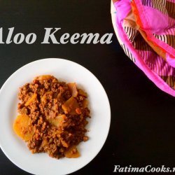 Curried Mince With Potatoes - Keema Curry