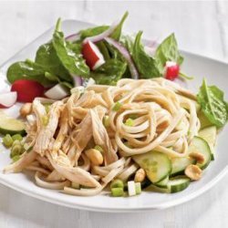 Cold Sesame Noodles With Chicken and Cucumber