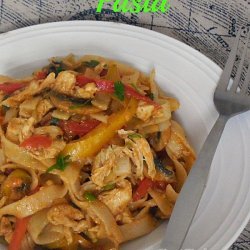 Chicken & Peppers With Pasta