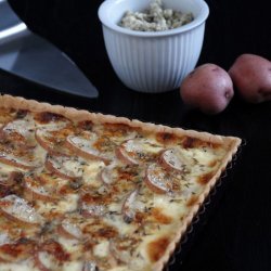 Blue Cheese and Red Potato Tart